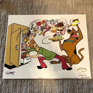 Scooby-Doo and Shaggy Artist Cel